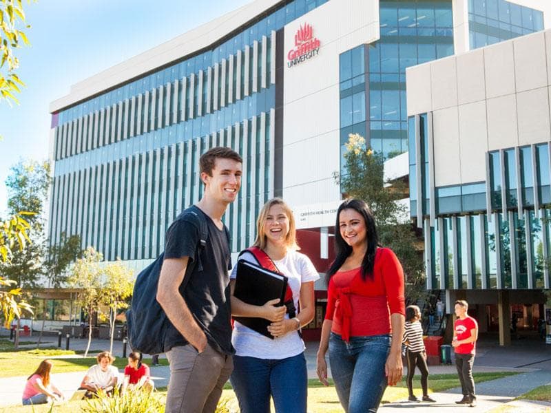 Students at Griffith University in Queensland, Australia