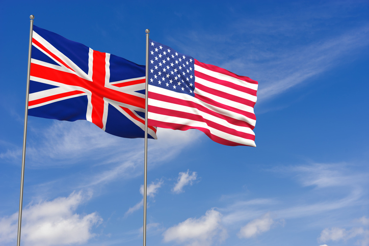 UK and US flag