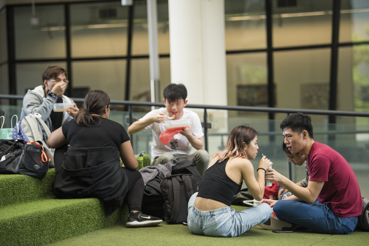 University students in Singapore