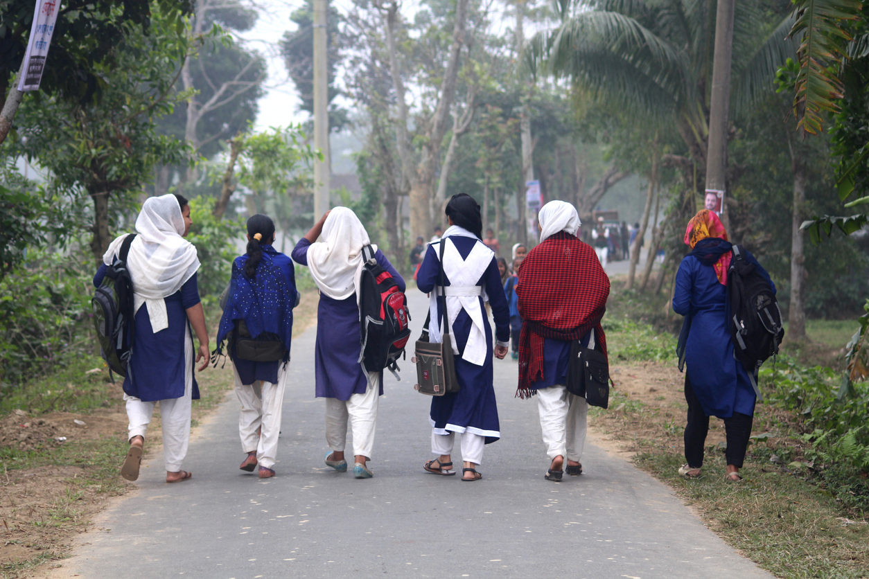 Group of students in Bangladesh