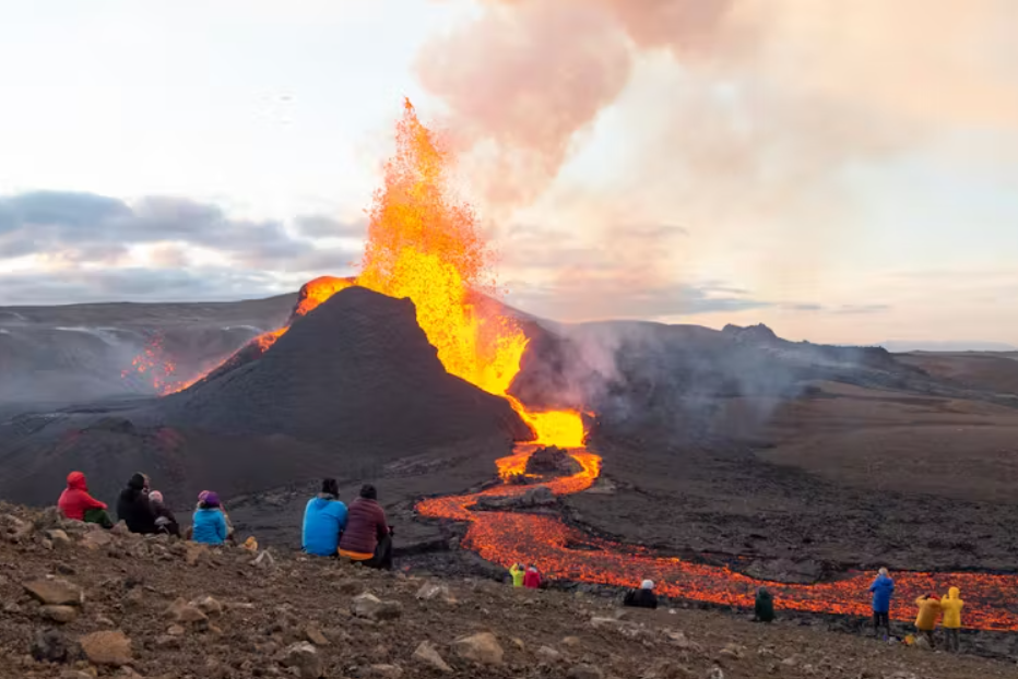 Iceland is on a plate boundary, which makes for frequent volcanic activity. Thorir Ingvarsson/Shutterstock