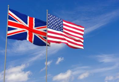 UK and US flag