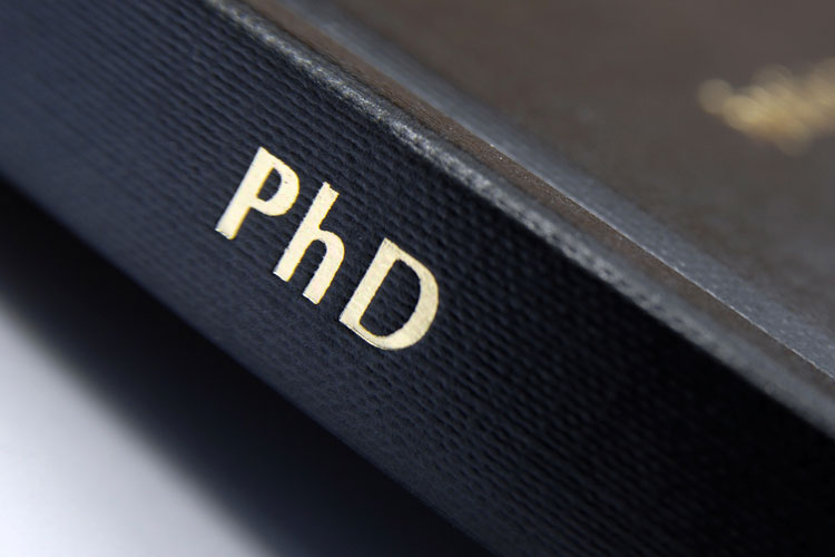 title of a phd holder