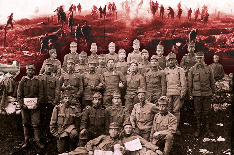 German Jewish soldiers in the First World War celebrate Passover in 1916