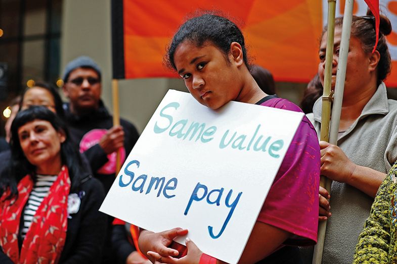 Impact Rankings 2024: equal pay rally in New Zealand