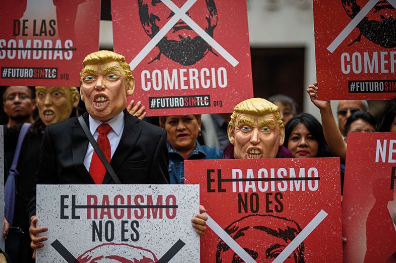 unam trump protest