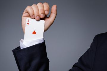card trick ace up the sleeve