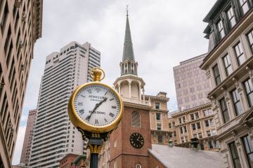 Clock in Boston