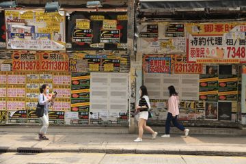 Closed Chinese shops, illustrating loss of interest in entrepreneurship