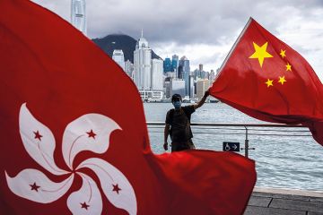 Mainland China and Hong Kong flags