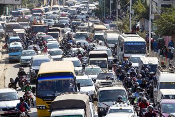India traffic jam
