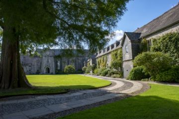 Dartington Hall in South Devon, UK