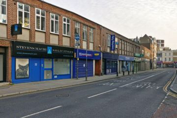 Closed high street shops