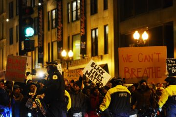 Black lives matter protest