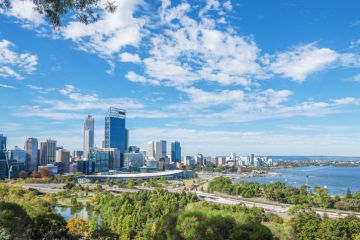 City view of Perth, Western Australia, illustrating news article about Covid rules for international students