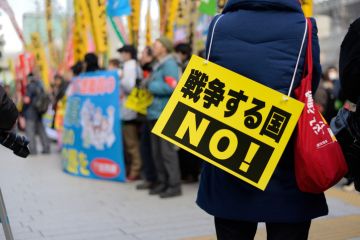 Japan anti-war protest