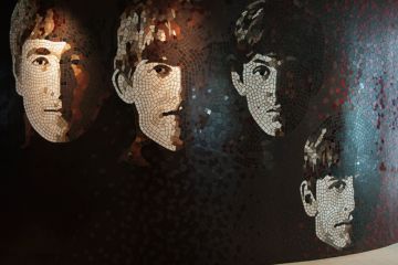 The Beatles mosaic, Hard Rock Hotel, Penang, Malaysia