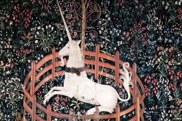 This is the seventh, and final, tapestry of the 15th century series The Unicorn Tapestries to illustrate A method to the magic