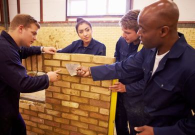 Apprentices at work