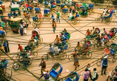 Rickshaws in Bangladesh