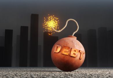 A lit debt bomb