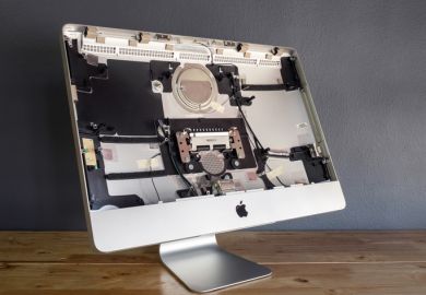 Disassembled Apple iMac computer