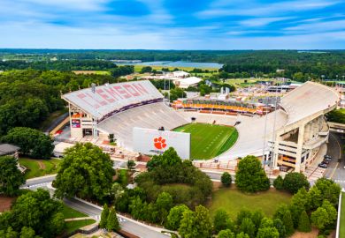 Frank Howard Memorial Stadium in Clemson, South Carolina