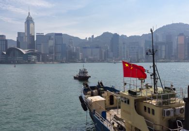 Hong Kong Vessel Kai Fung No.2 in Hong Kong Victoria Harbour