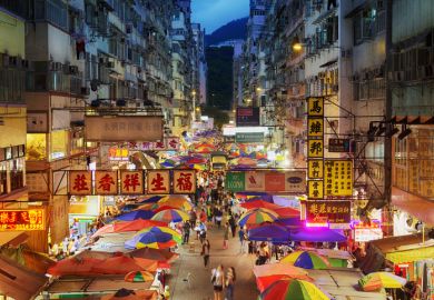 Fa Yuen Street Market in Hong Kong