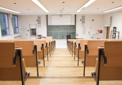 Lecture hall of a university