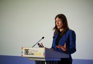 Michelle Donelan speaks at THE Campus Live 2021