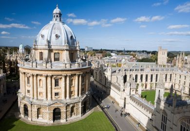 University of Oxford students walking on campus