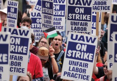 Academic workers at UCLA went on strike alleging their workers' rights have been violated by University of California actions during pro-Palestinian protests to illustrate US protests expose special risk for adjuncts