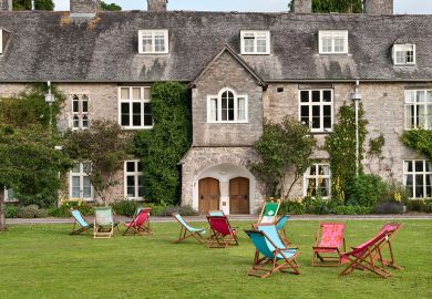 Dartington Hall, Totnes, Devon, UK as described in the article