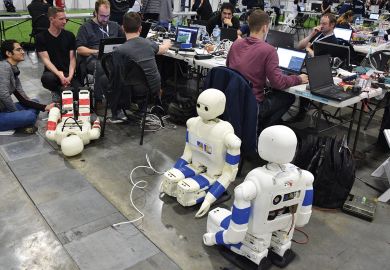 People gathered in Sydney for the annual RoboCup event to illustrate AI potential ‘squandered by universities’ risk-focused approach’