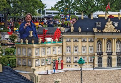 People admiring the Lego city in Legoland, Denmark to illustrate Danish rectors urge rethink of plans for shorter master’s degrees