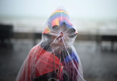 People endure the wet weather during the Brighton & Hove Pride to illustrate Queer history MA axed in ‘bittersweet’ end to Goldsmiths dispute