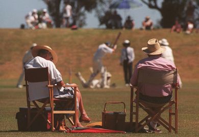 A fan is asleep during a cricket match to illustrate Great holidays can fuel  our intellectual passions