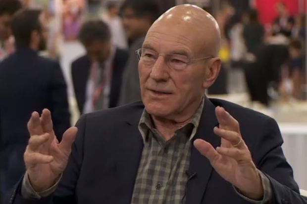 Video: Sir Patrick Stewart on higher education | Times Higher Education ...