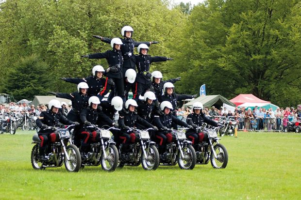 motorcycle pyramid