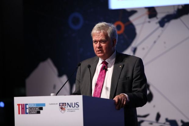 Brian Schmidt at the World Academic Summit 