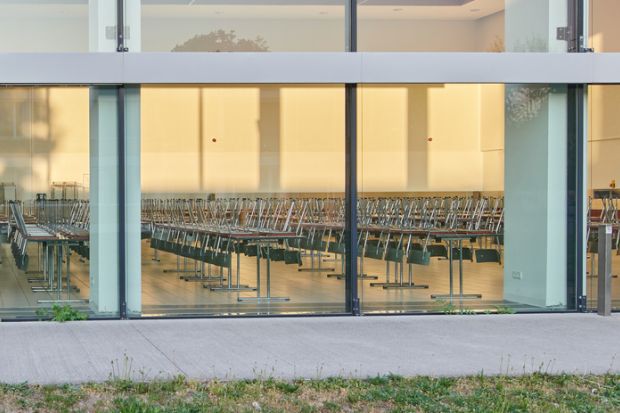 Empty classroom