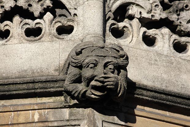 Gargoyle on building