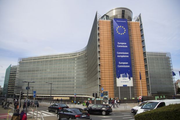 European Commission building in Brussels, Belgium