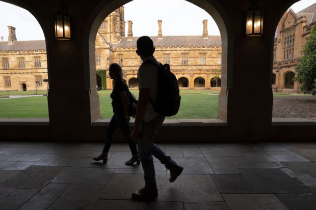  View of the campus of the University of Sydney, one of the most prestigious universities in Australia.