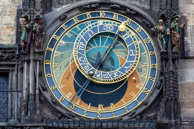 Astronomical Clock in Prague, Czech Republic.