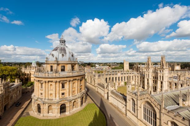 Radcliffe Camera and All Souls College in Oxford 