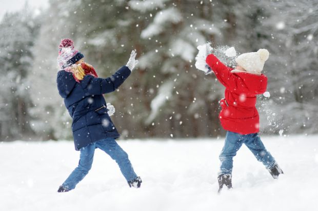 Snowball fight