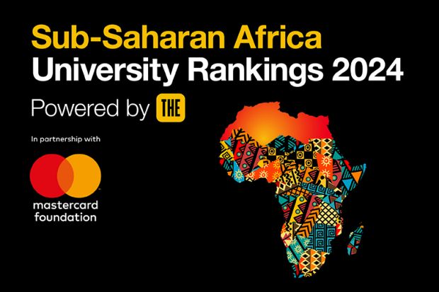 Sub-Saharan Africa University Rankings logo and map