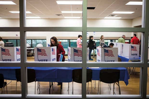 Voting booths